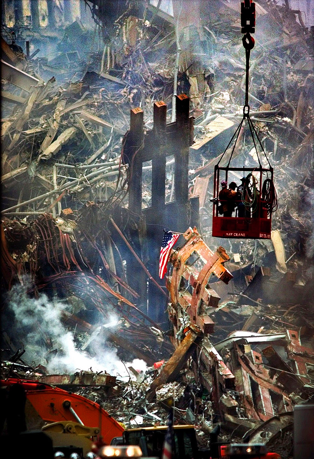 World Trade Center NYC i dagene efter terrorangrebet 11.september 2001