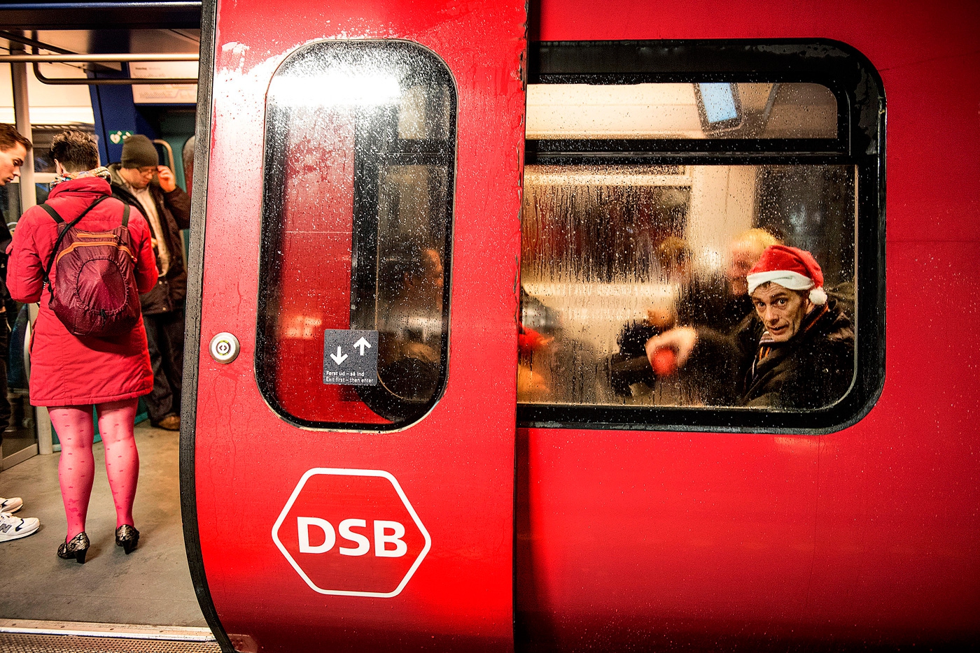 Sidste S-tog hjem fra årets julefrokost
